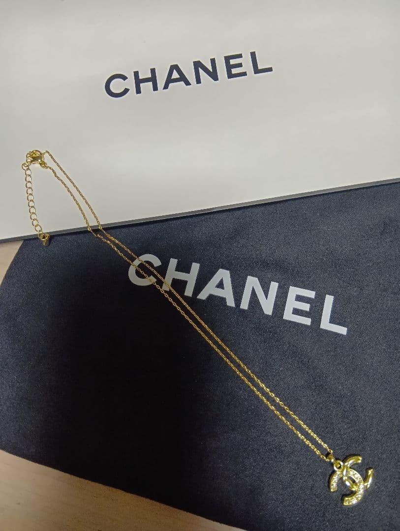 CHANELシャネル★ゴールドネックレス★アンティーク ヴィンテージ ノベルティ