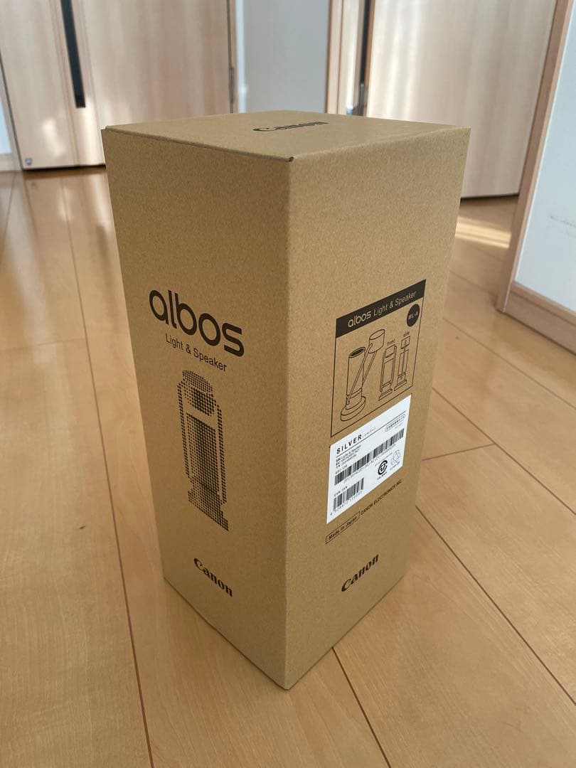 新品未開封Canon アルボス albos ライト&スピーカー (シルバー)