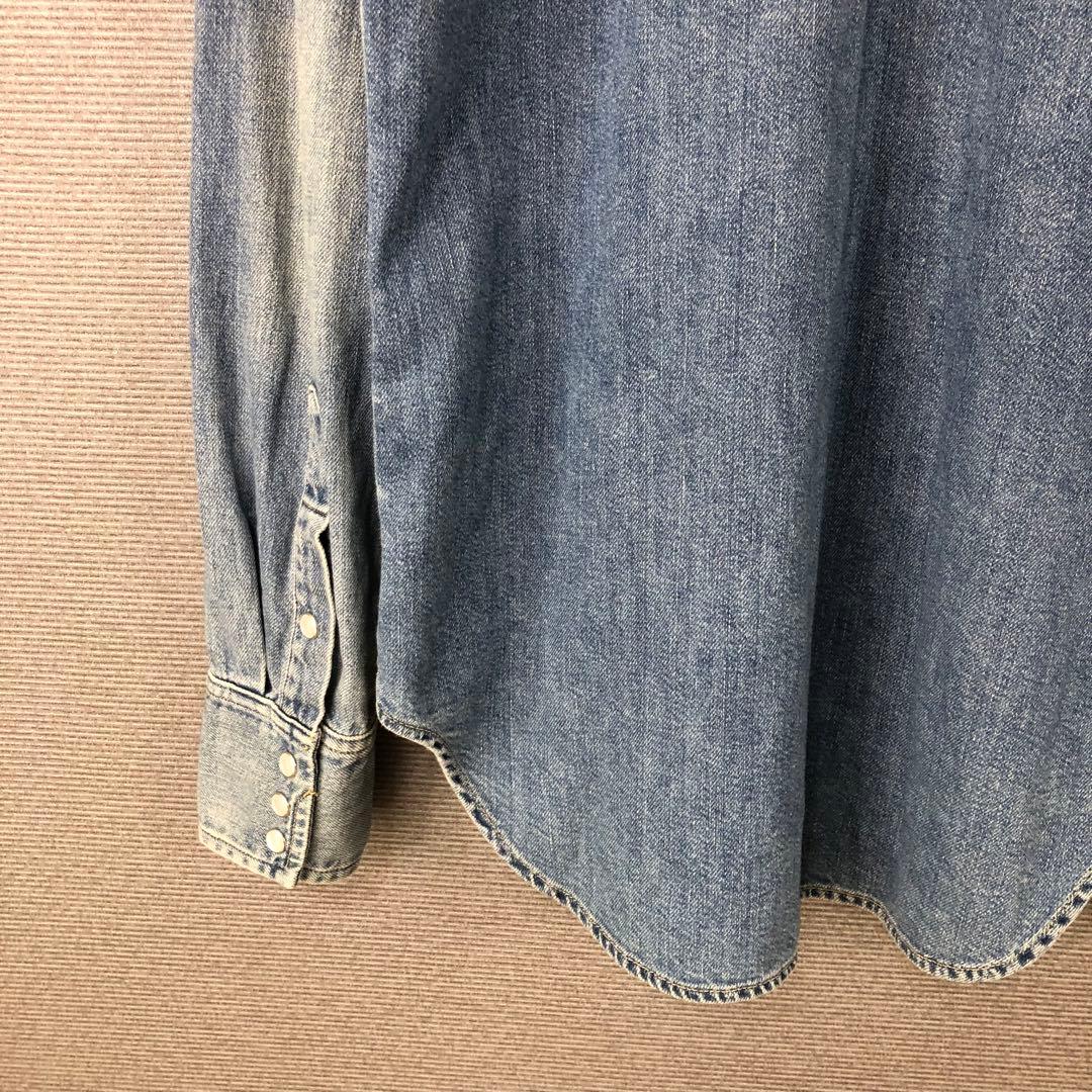 MADISON BLUE ウェスタンデニムシャツ 0 ブルー