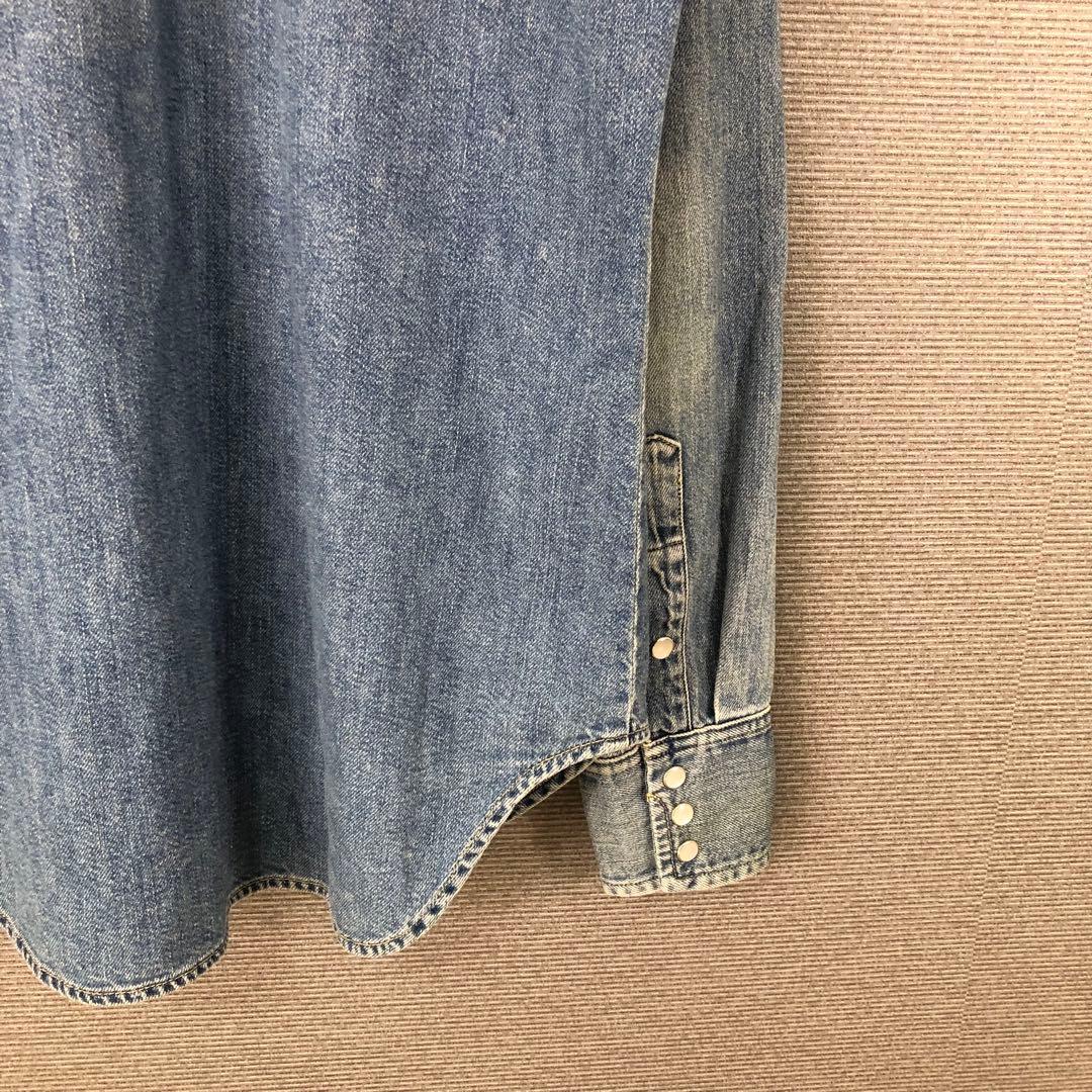 MADISON BLUE ウェスタンデニムシャツ 0 ブルー