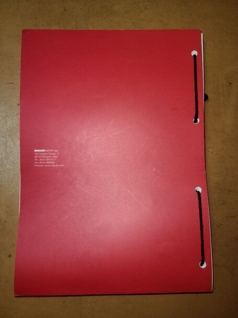 DUCATI996 ワークショップマニュアル