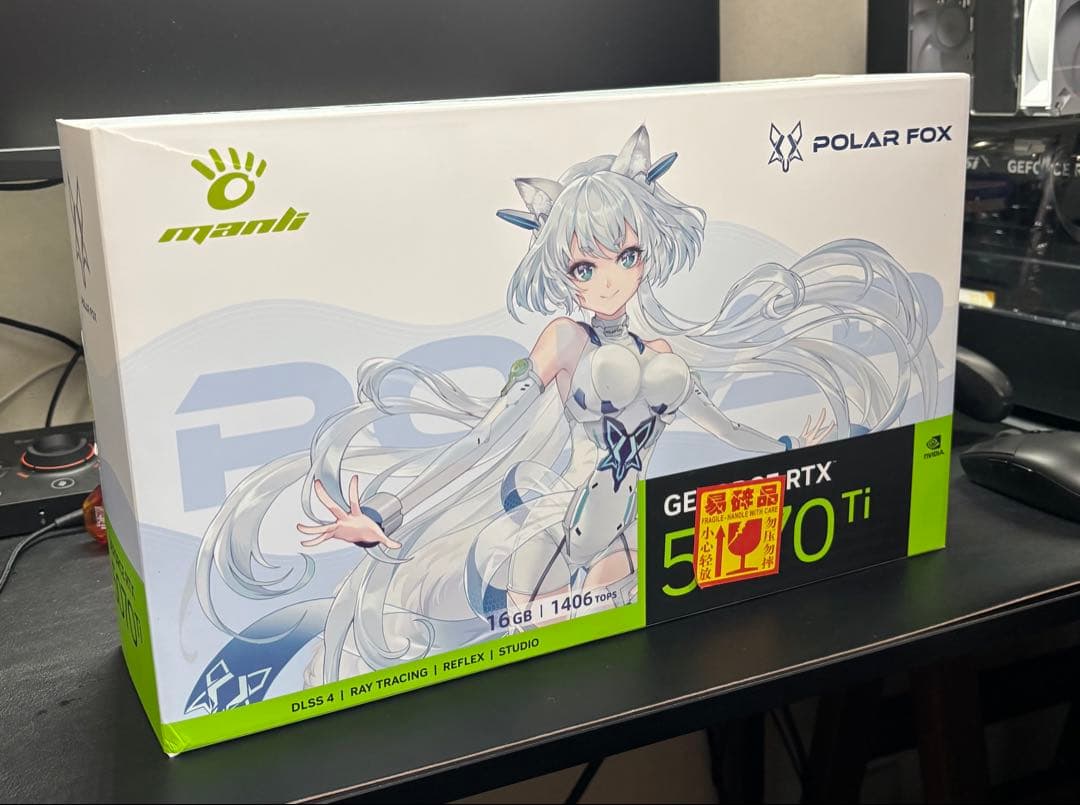 【希少新品】POLAR FOX GeForce RTX 5070 Ti