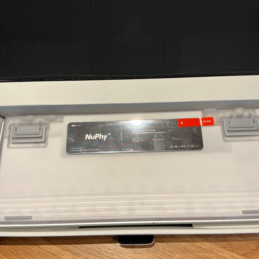 Nuphy Air75 V3 白 JIS 日本語配列 Blush nano軸