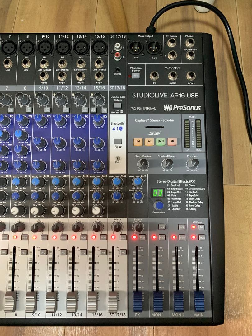 PreSonus studio live AR16 USB 中古美品