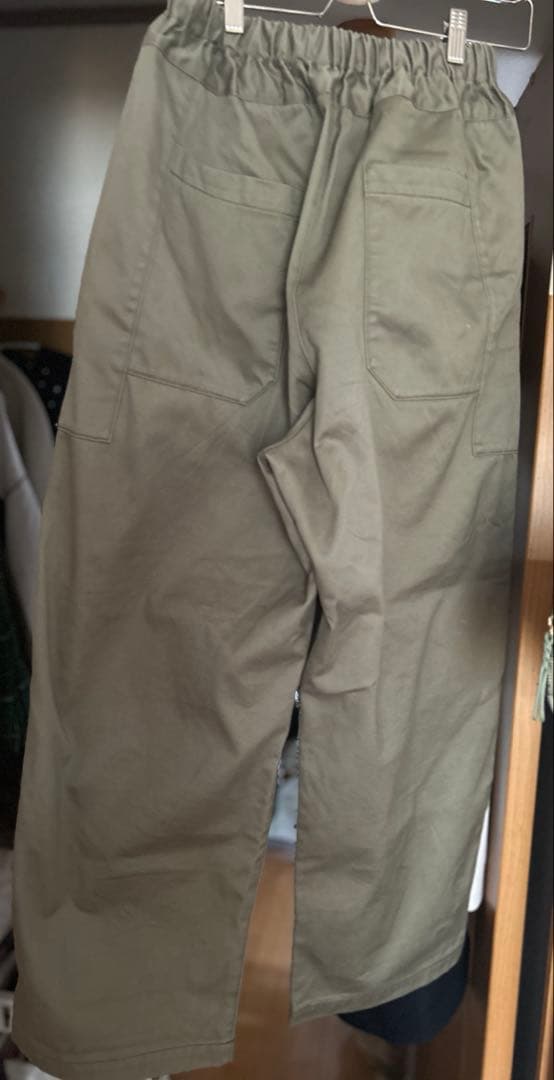 homspun 高密度ウエポンギャザーパンツ color グリーン