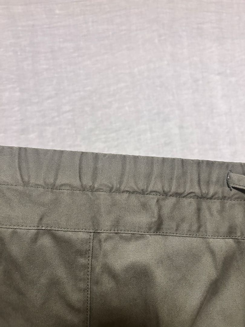 homspun 高密度ウエポンギャザーパンツ color グリーン