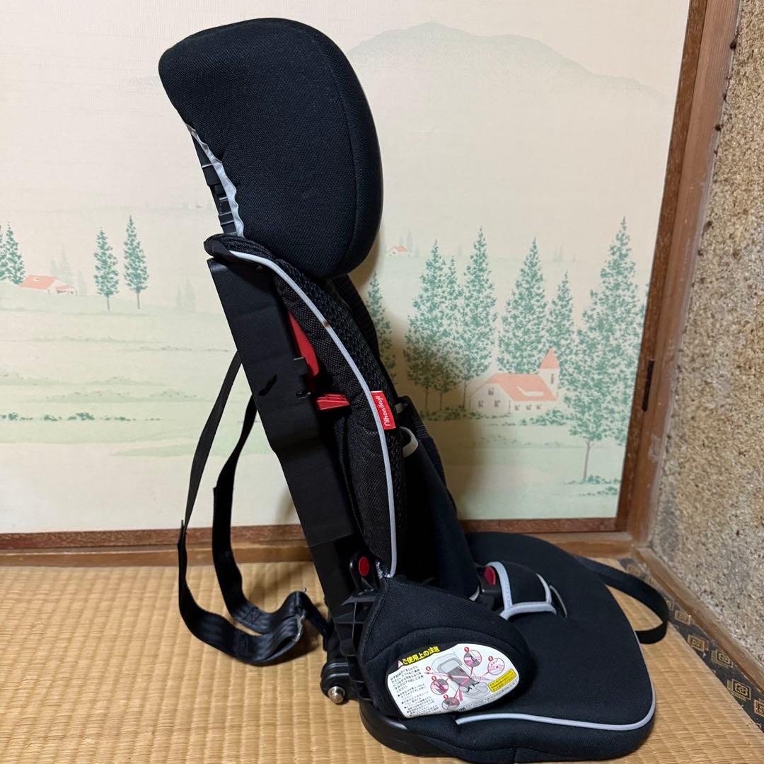 日本育児 トラベルベスト ECプラス ジュニアシート 黒 折りたたみ 美品