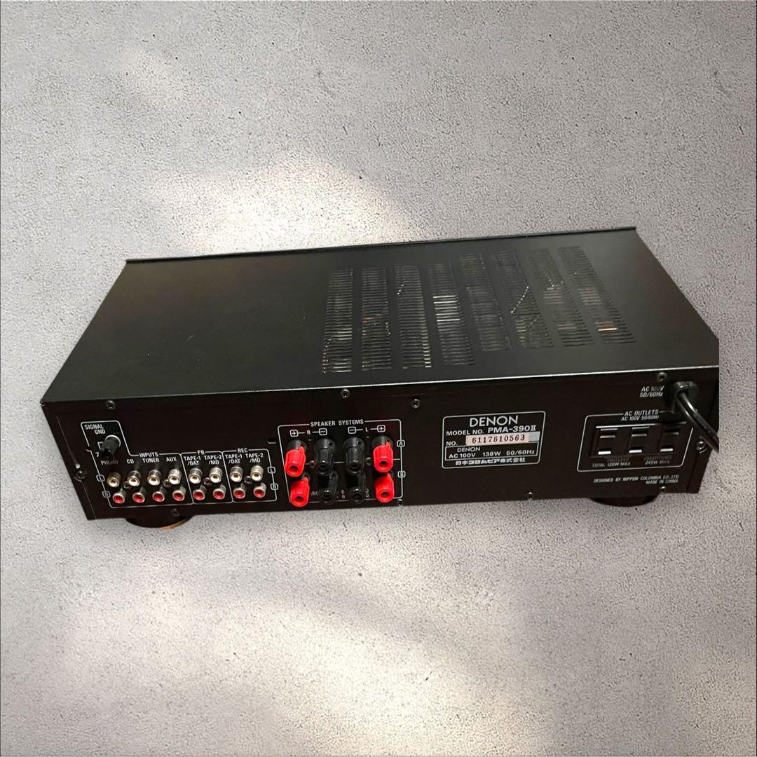 DENON プリメインアンプ PMA-390Ⅱ ブラック