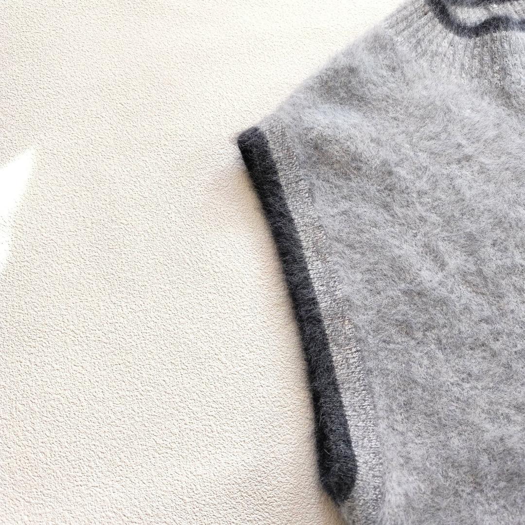 美品 ユナイテッドアローズ フォックス カシミヤ ニット ベスト セーター