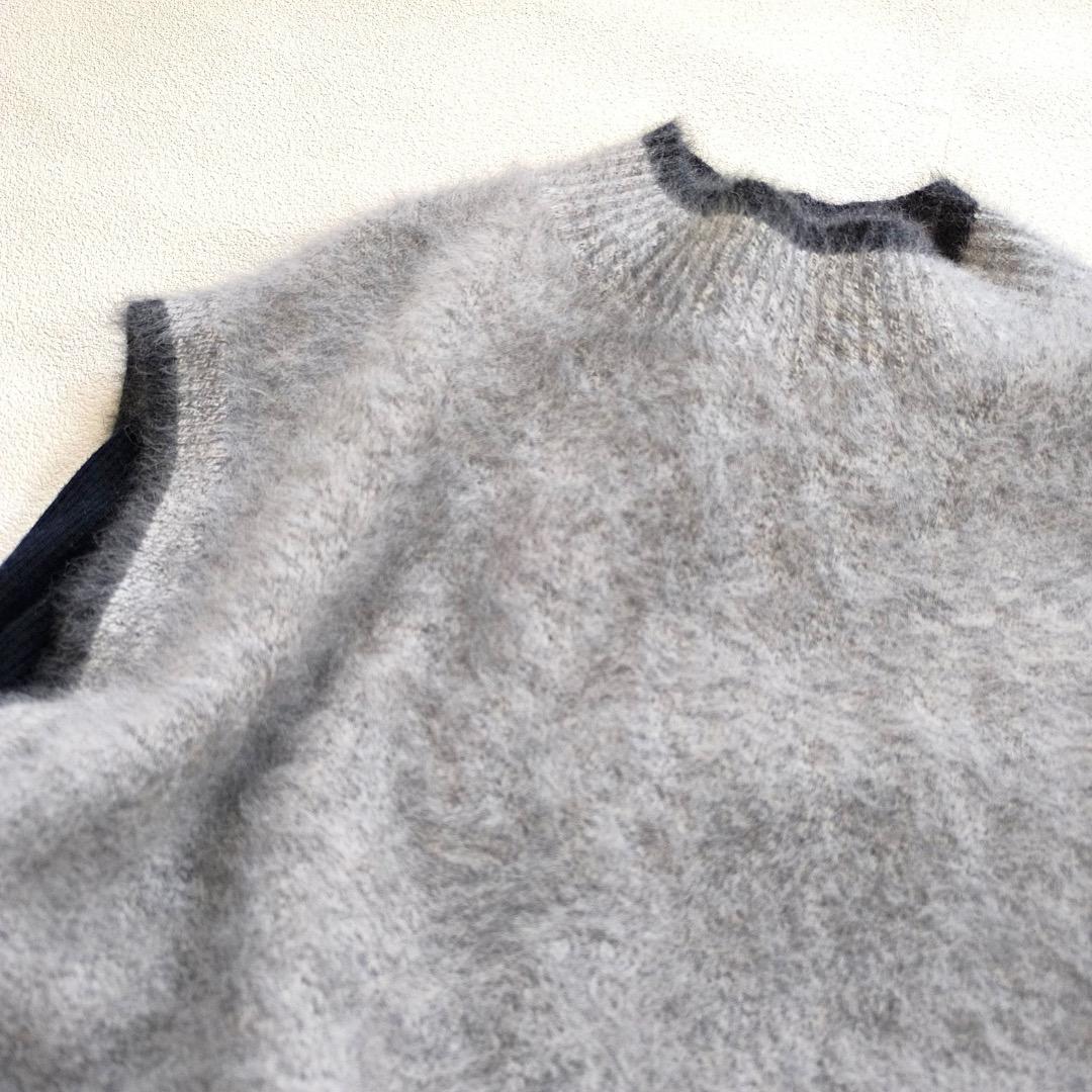 美品 ユナイテッドアローズ フォックス カシミヤ ニット ベスト セーター