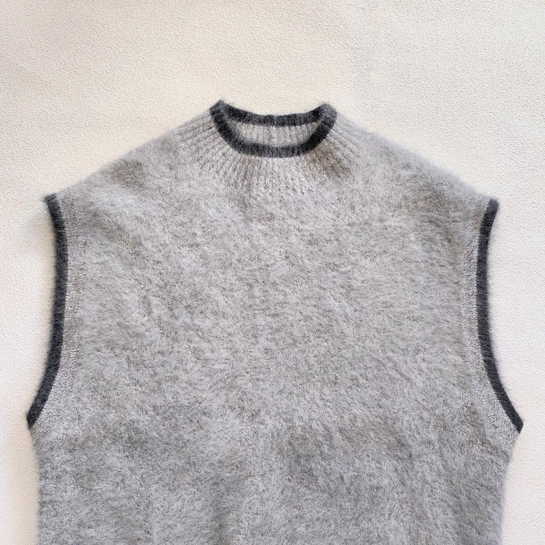 美品 ユナイテッドアローズ フォックス カシミヤ ニット ベスト セーター
