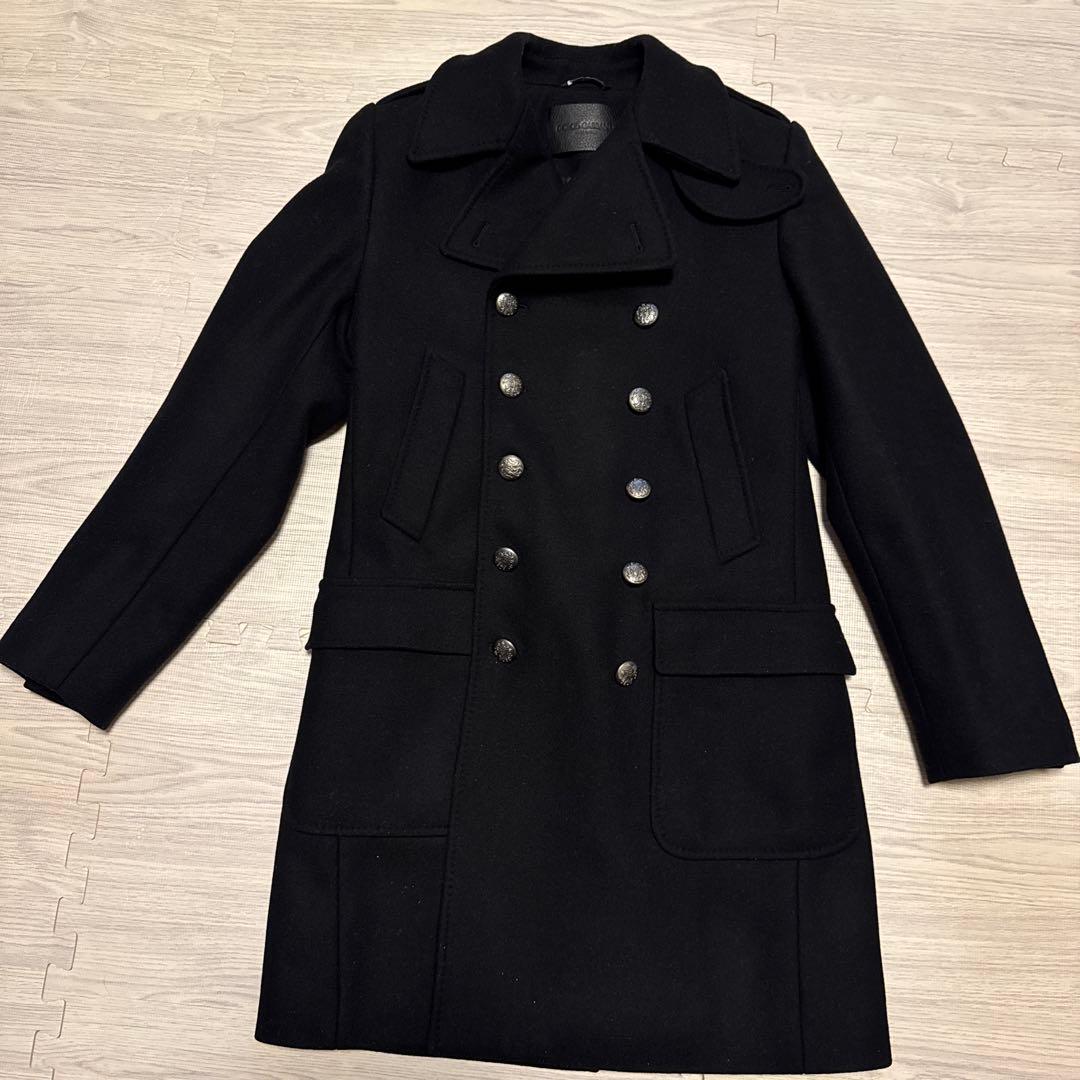 【美品】DOLCE&GABBANA コート サイズ48 ブラック