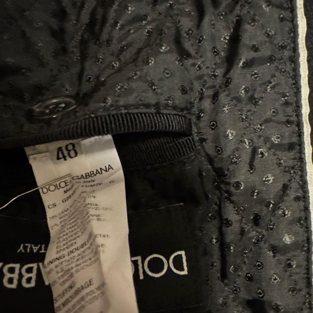 【美品】DOLCE&GABBANA コート サイズ48 ブラック