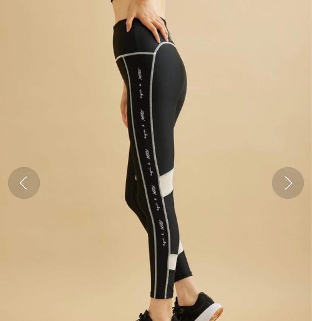 ♡極美品♡agnes b.× NERGY　UV　水陸両用 レギンス　ブラック