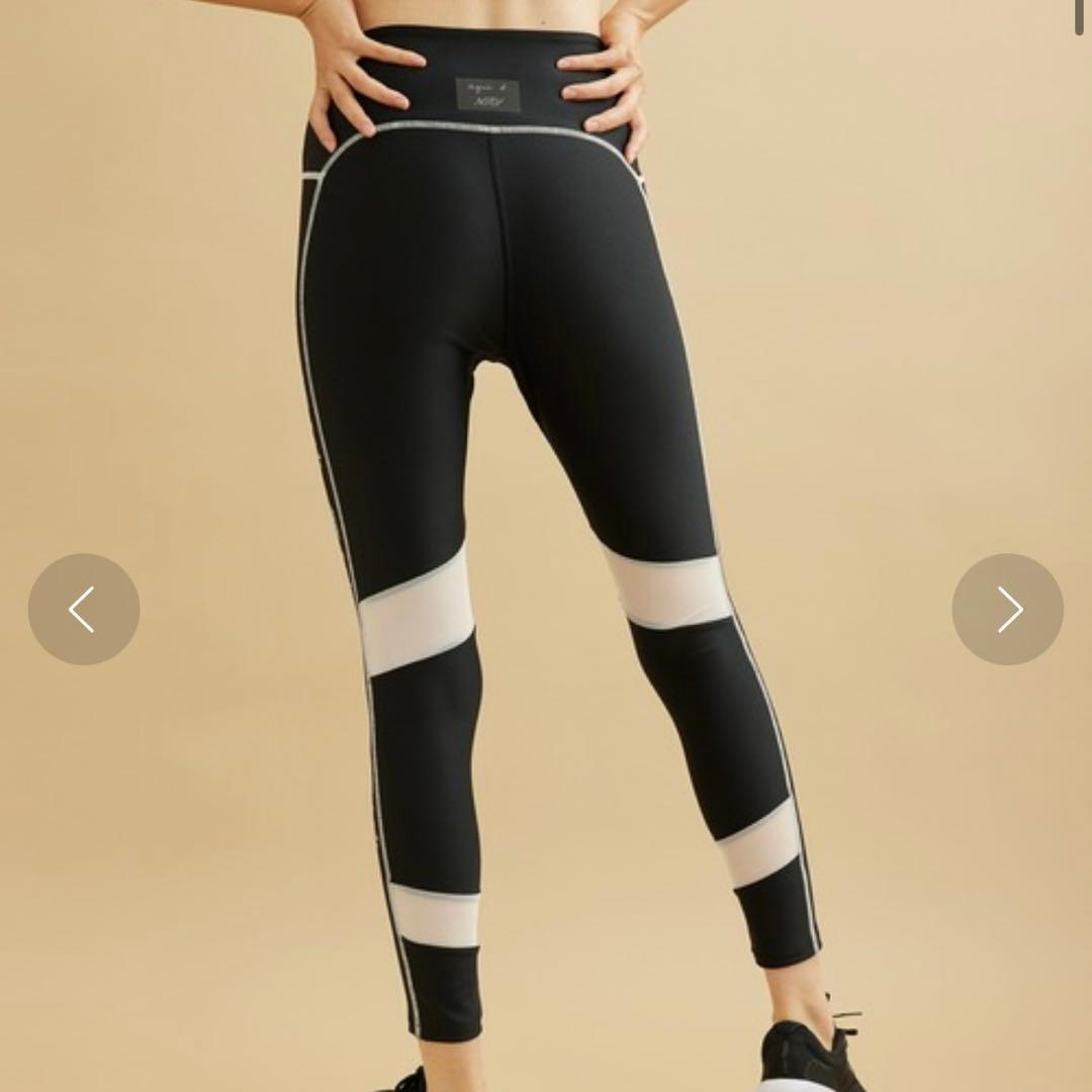 ♡極美品♡agnes b.× NERGY　UV　水陸両用 レギンス　ブラック