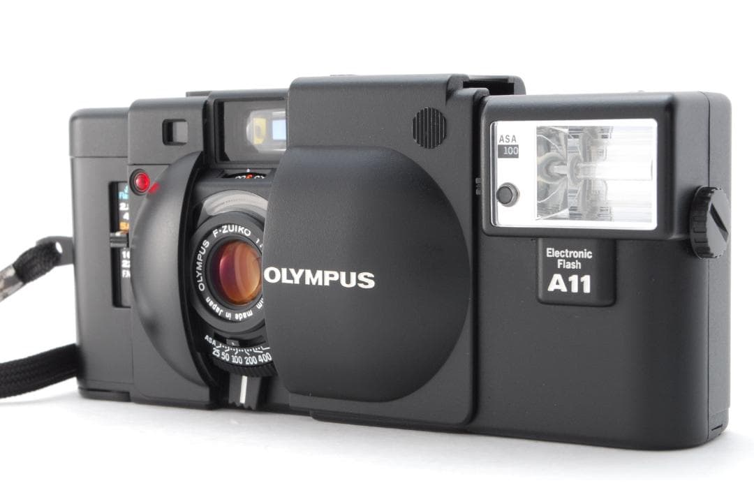 マート【美品】オリンパス OLYMPUS XA A11　モルト張替済