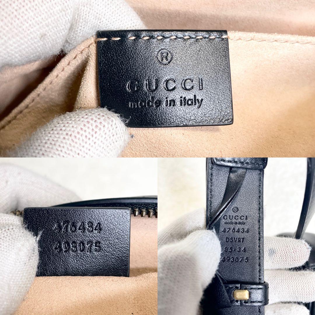 【極美品】GUCCI グッチ ボディバッグ ウエストポーチ マーモント GG