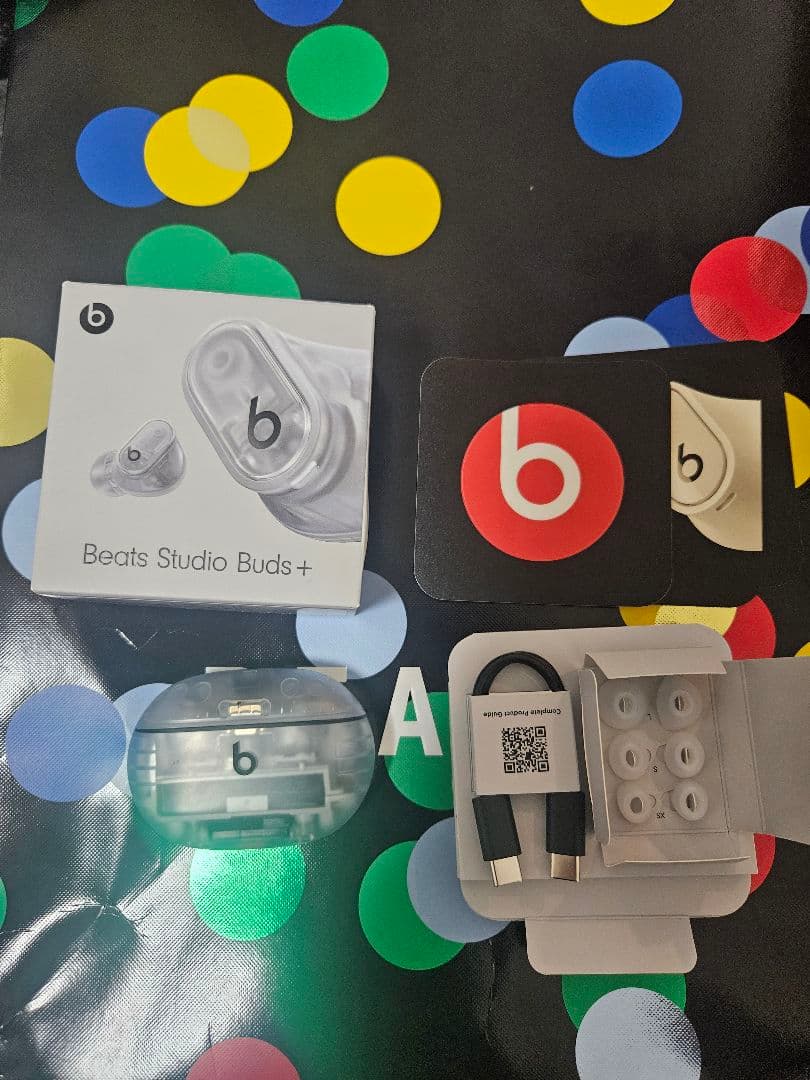 Beats Studio Buds+ クリア　美品