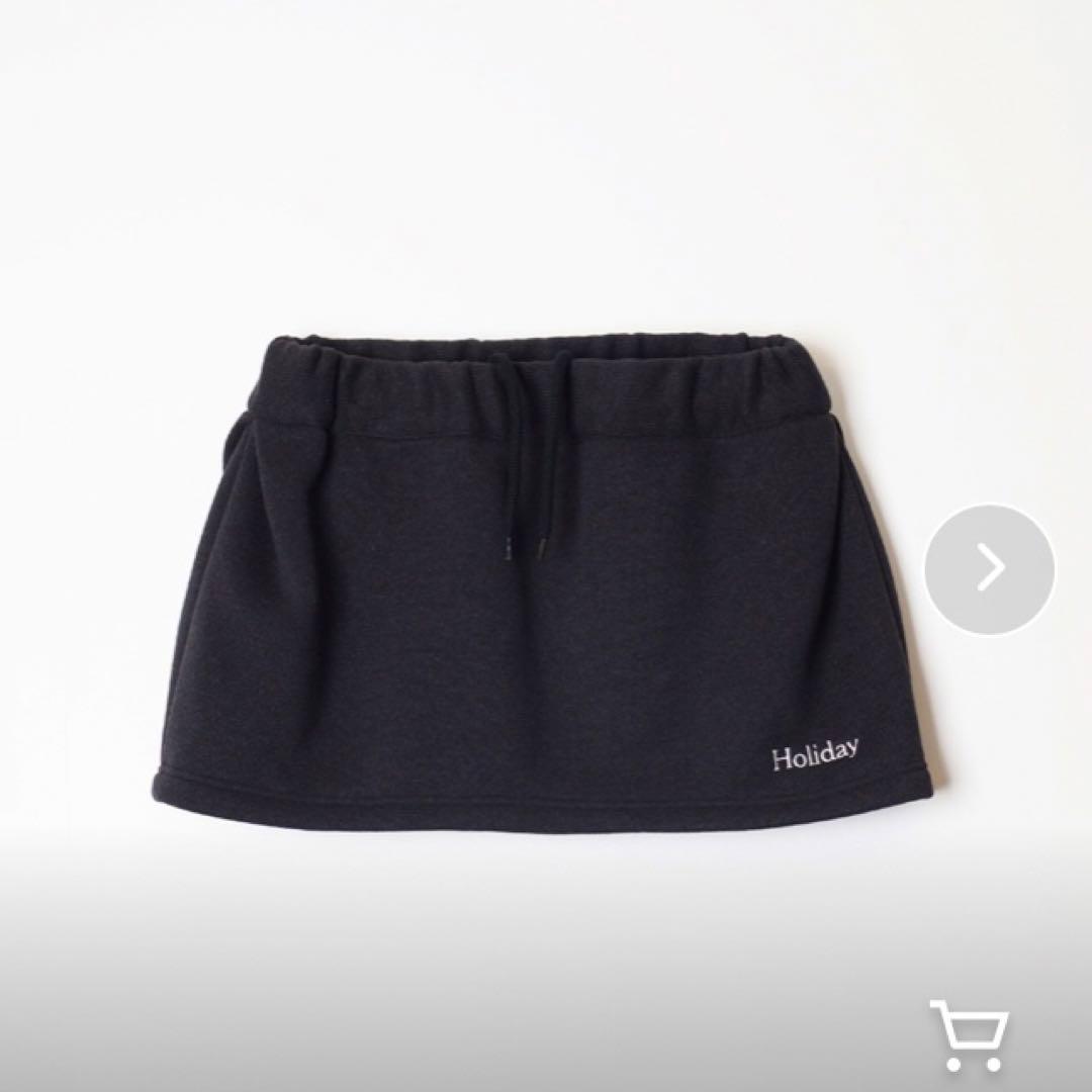 ホリデイ　サーマルプロフリースタックミニスカート