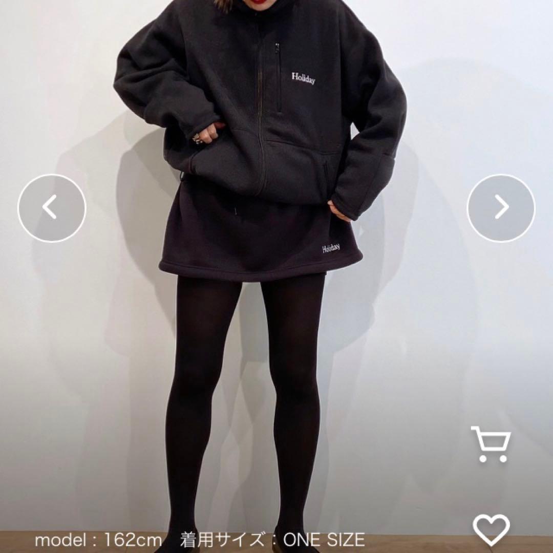 ホリデイ　サーマルプロフリースタックミニスカート
