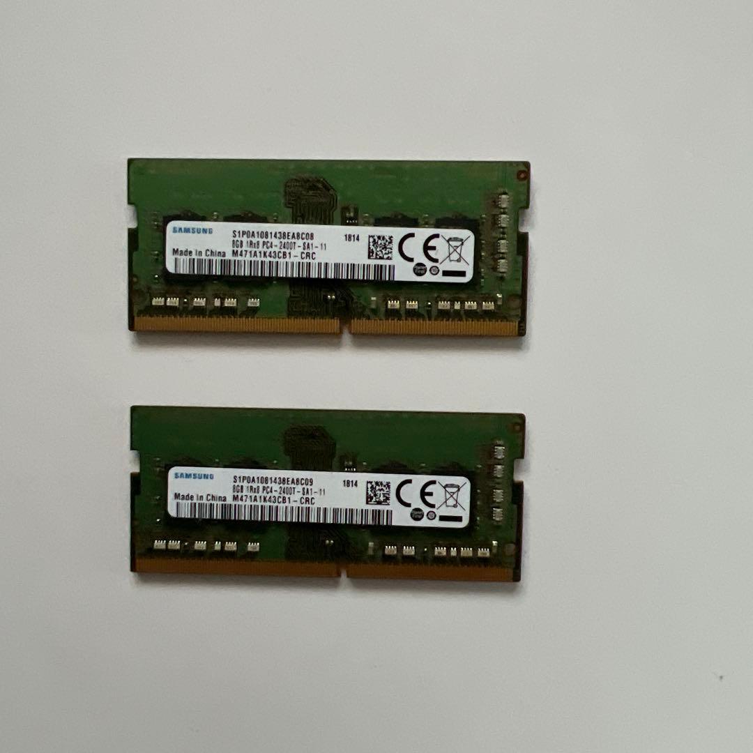 SAMSUNG DDR4-2400 8GBx2枚 合計16GB