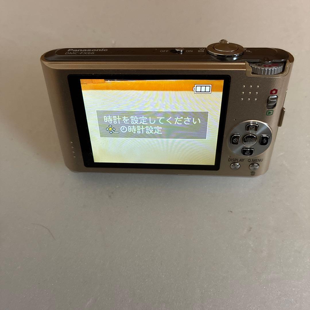 【美品】Panasonic LUMIX デジカメDMC-FX66 ゴールド