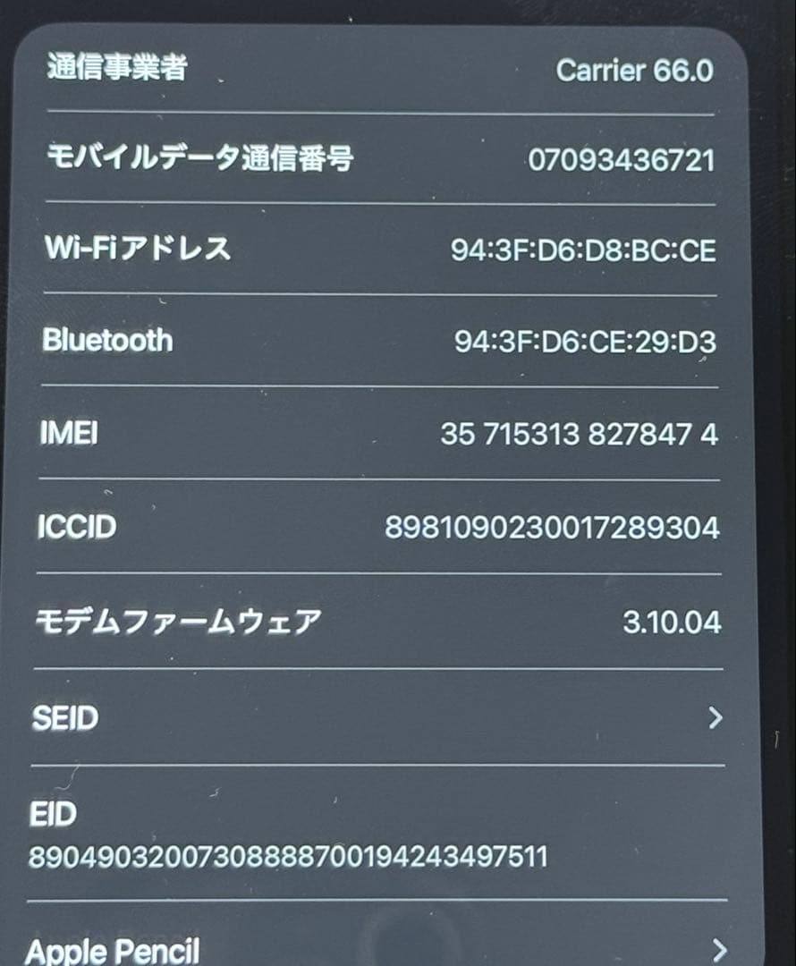 iPad mini 第7世代128GB Cellular+WiFi スターライト
