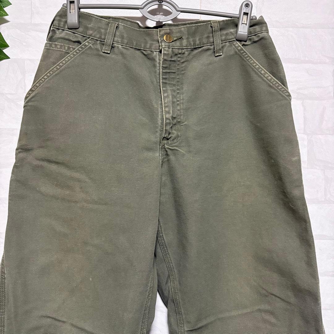 【希少】US企画 カーハート ダック ペインターパンツ W33革タグ