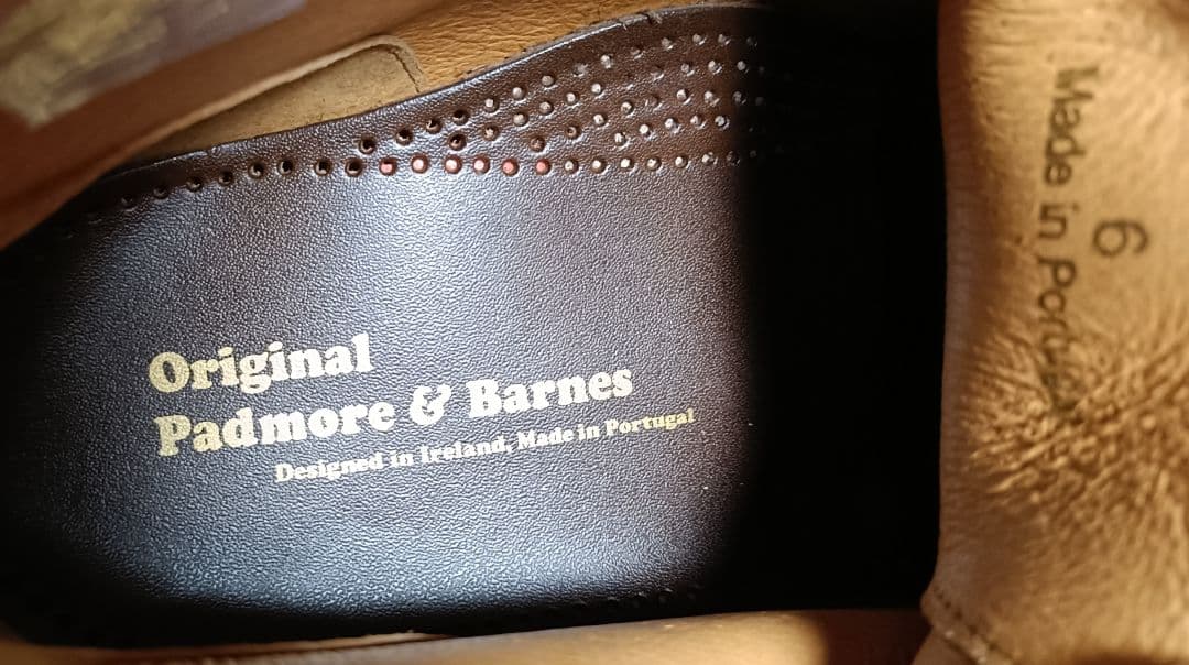 Padmore&Barnes Chukkaboot 24.5cm　ポルトガル製