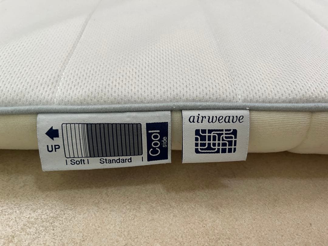 【air weave エアーウィーブ　マットレスパッド　セミダブル】