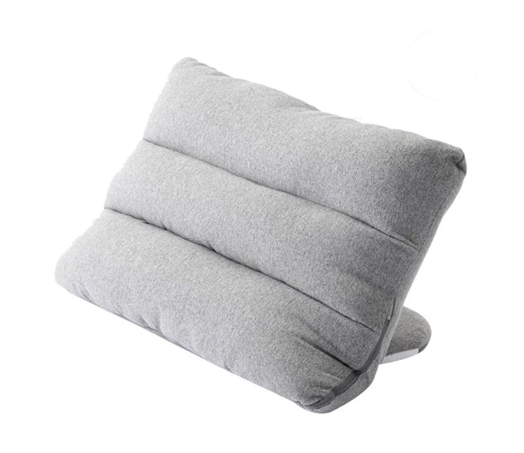 CAINZ 枕にもなる背もたれイス Lepoco グレー 2個セット