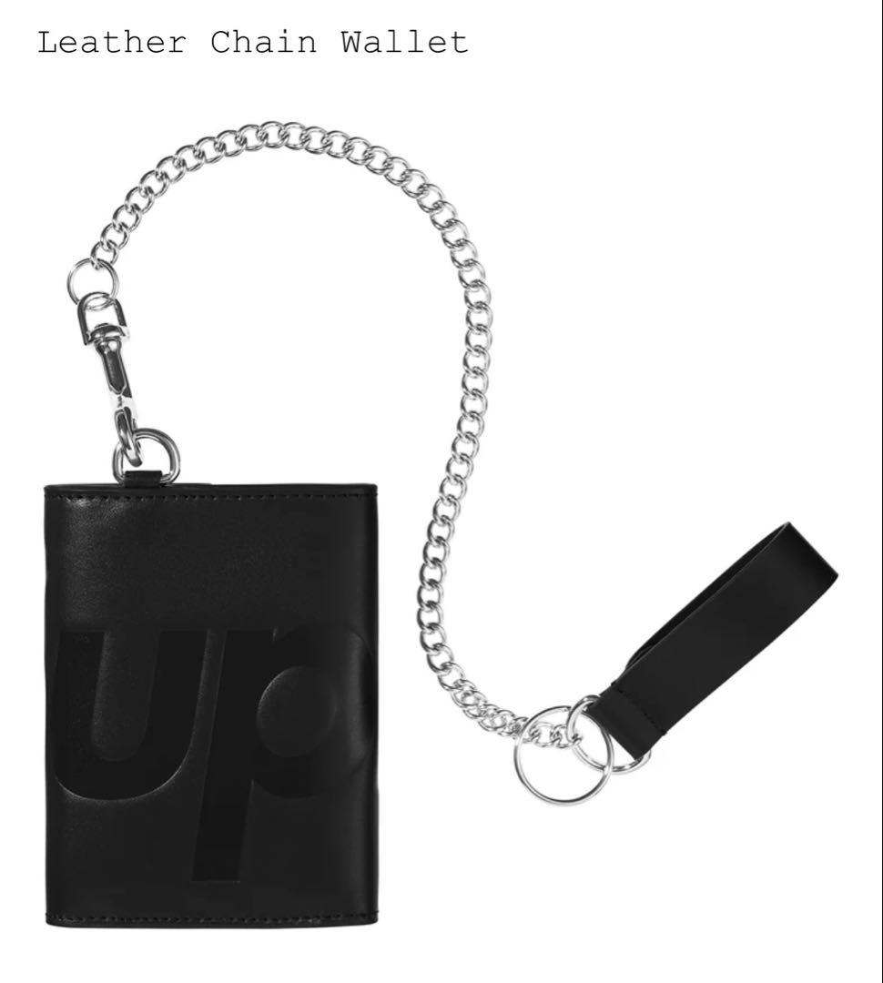 小物 Supreme Leather Chain Wallet black