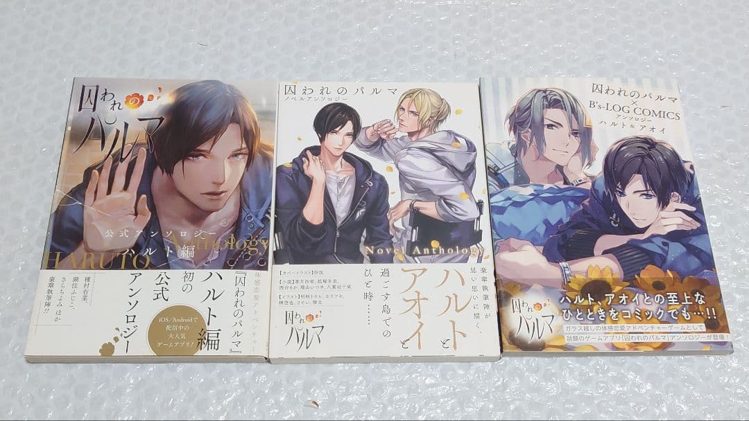 【帯付 初版】 囚われのパルマ 公式アンソロジー ハルト アオイ ノベル 希少