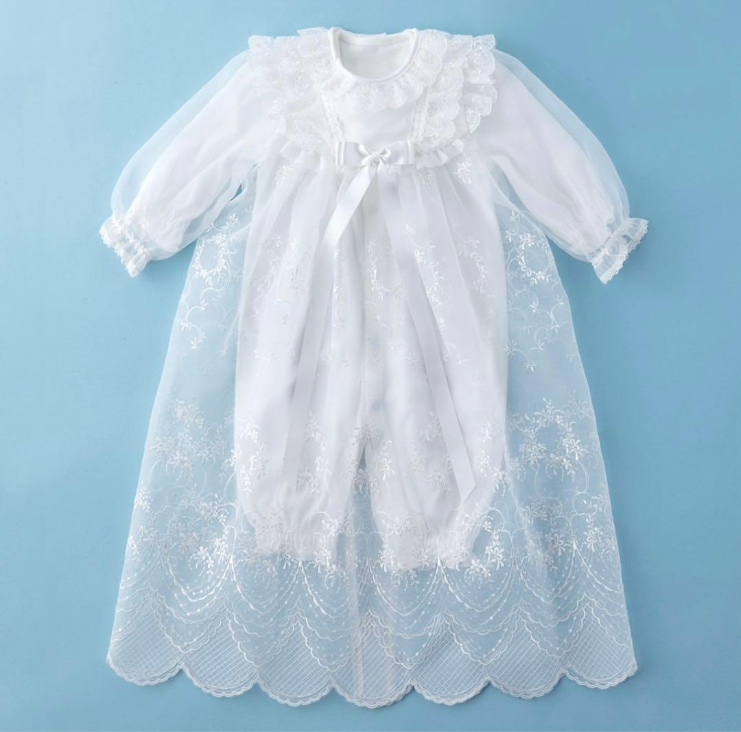 美品！！赤ちゃんの城　ベビードレス　セレモニードレス　3点セット　お宮参り　退院