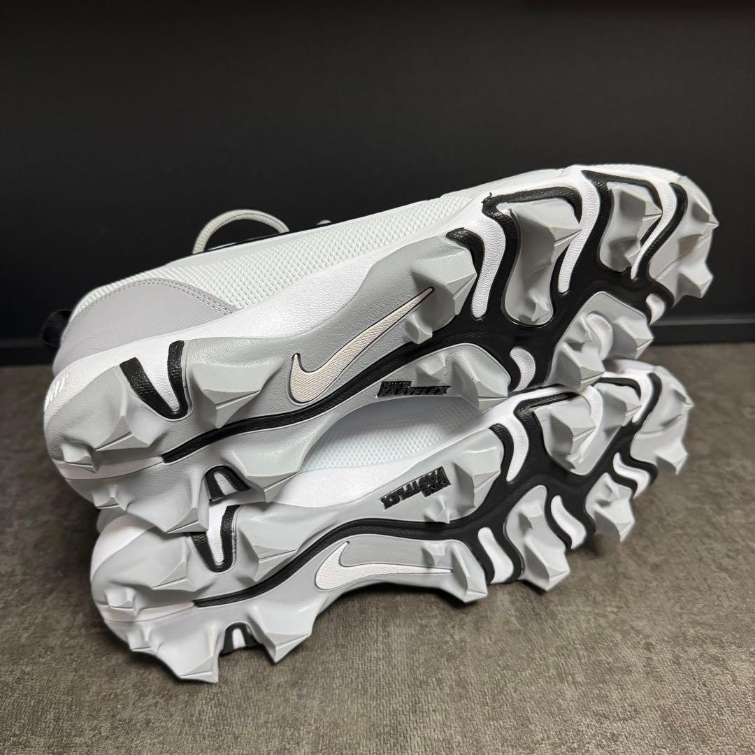 NIKE ポイント スパイク 野球 スタッド フォース トラウト 白 アルファ