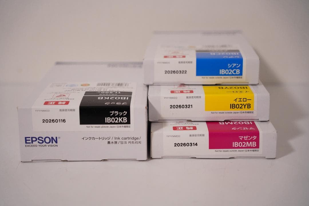 未使用 エプソン IB02KB IB02CB IB02YB IB02MB
