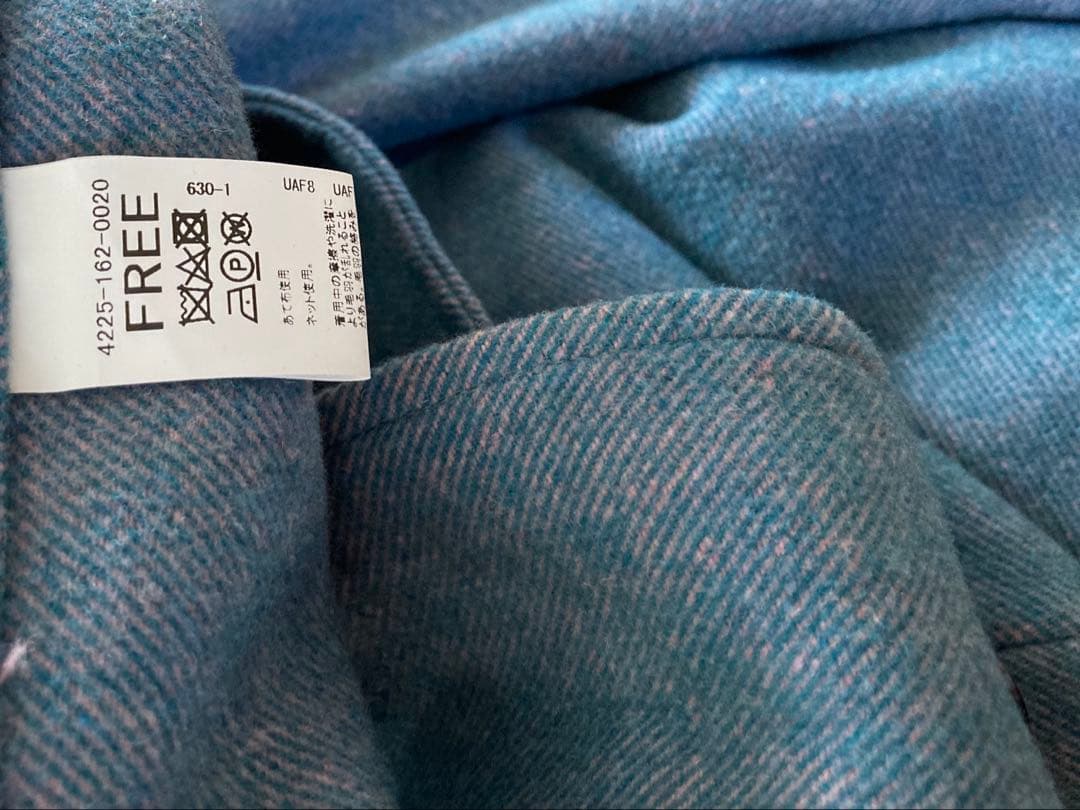 サイレント　川口春奈着用　スタンドカラーポンチョコート