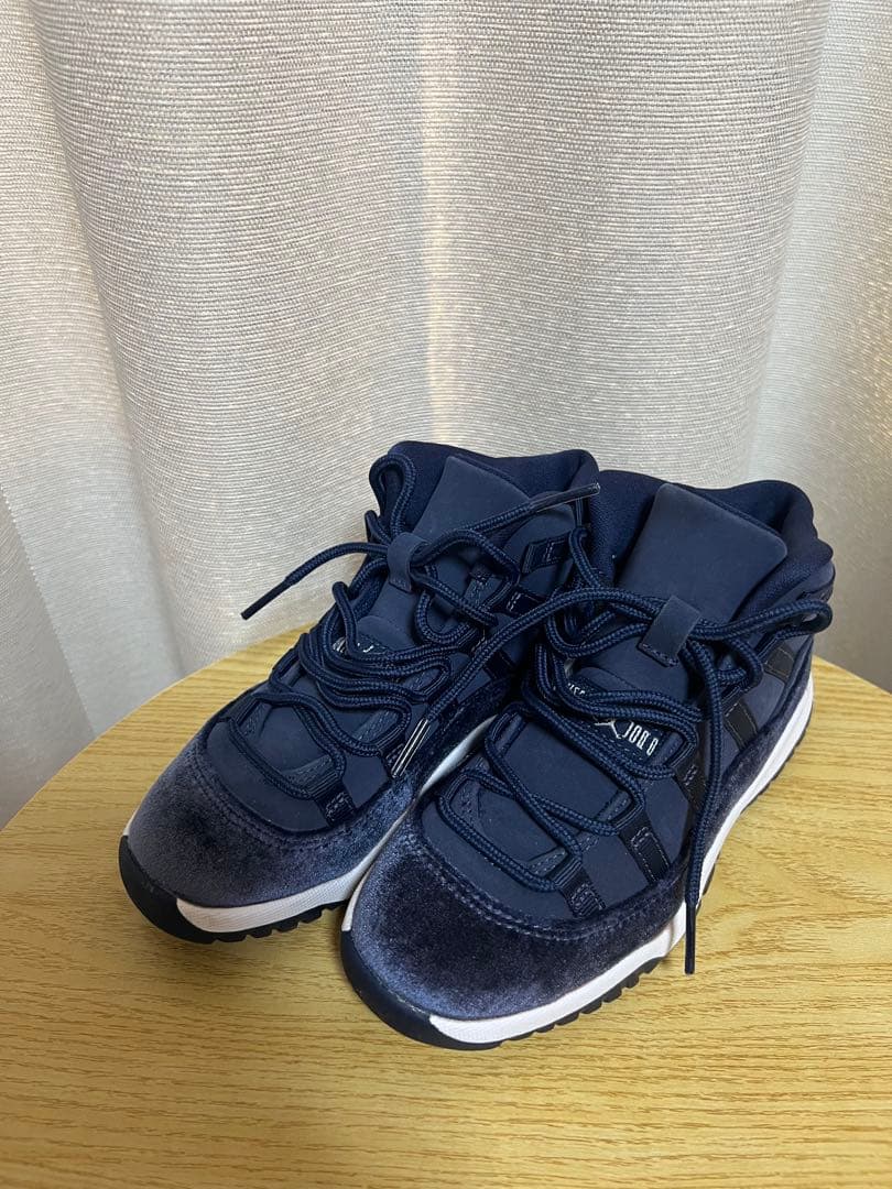 その他 NIKE 19cm AIR JORDAN 11 NAVY&SILVER