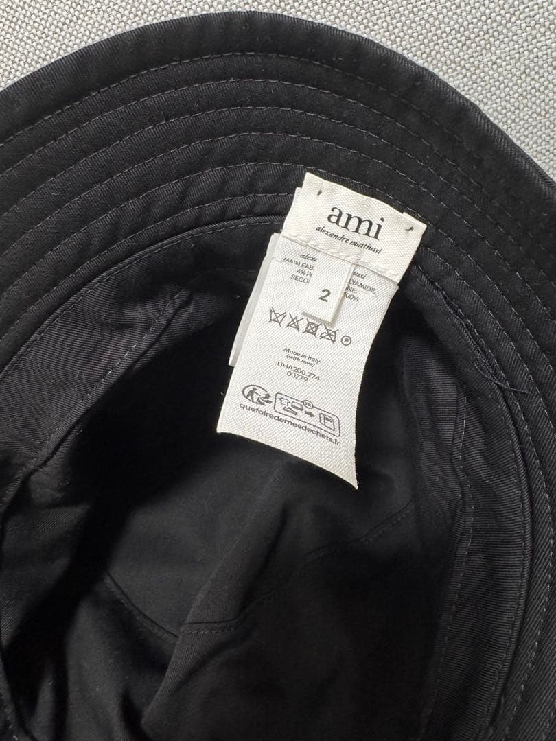 ami バケットハット 黒