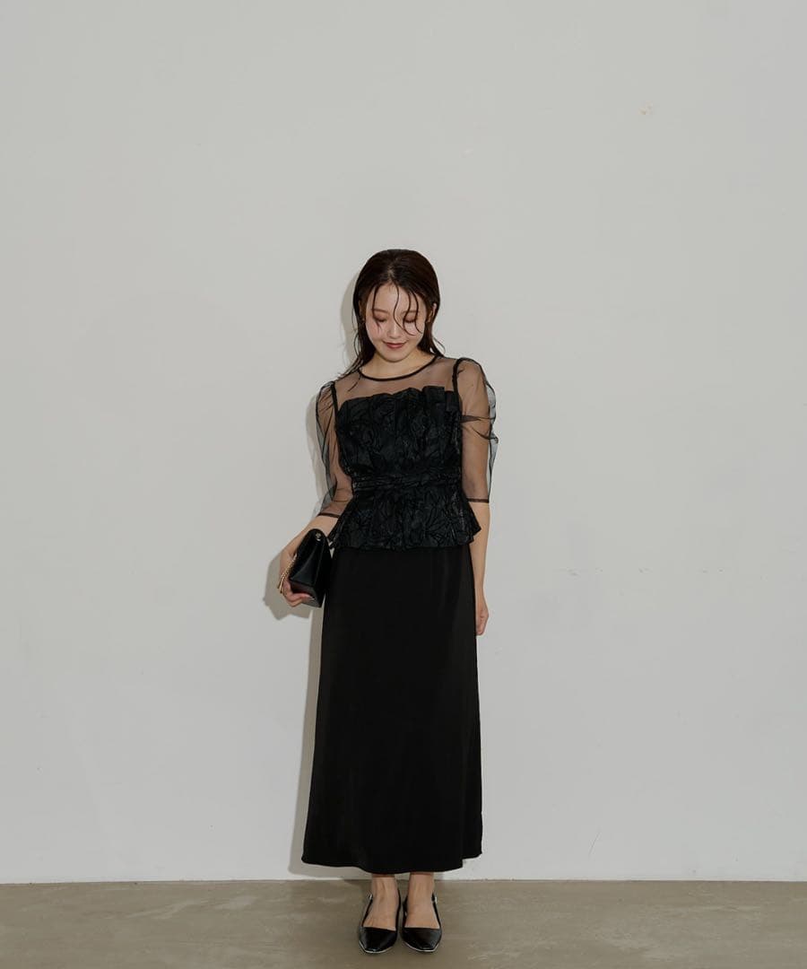 ★新品タグ付き★ LE’RURE Flourish pencilドレス