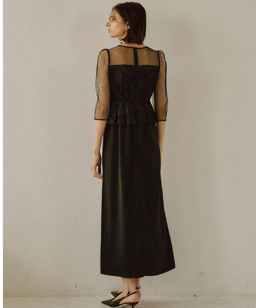 ★新品タグ付き★ LE’RURE Flourish pencilドレス