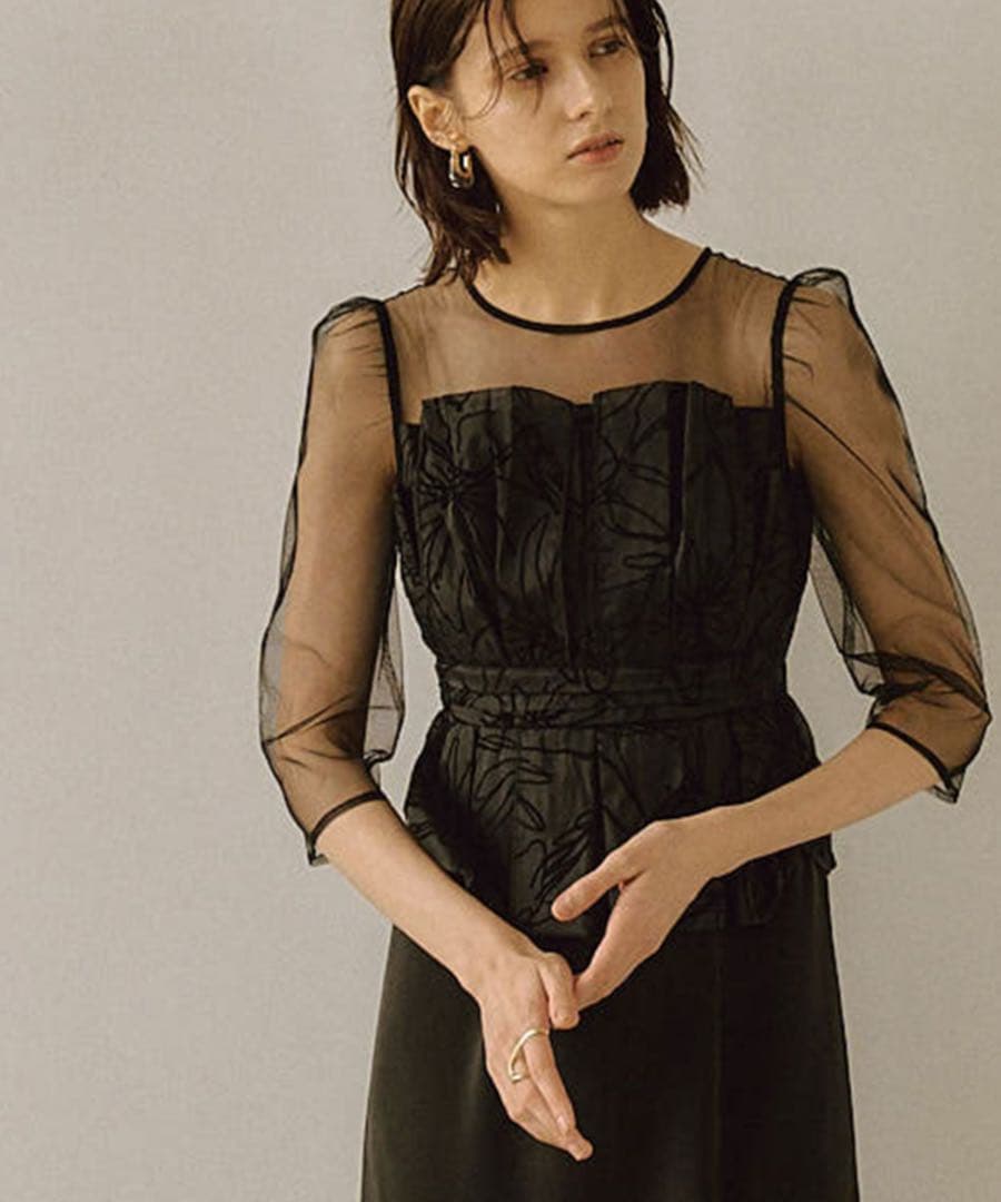 ★新品タグ付き★ LE’RURE Flourish pencilドレス