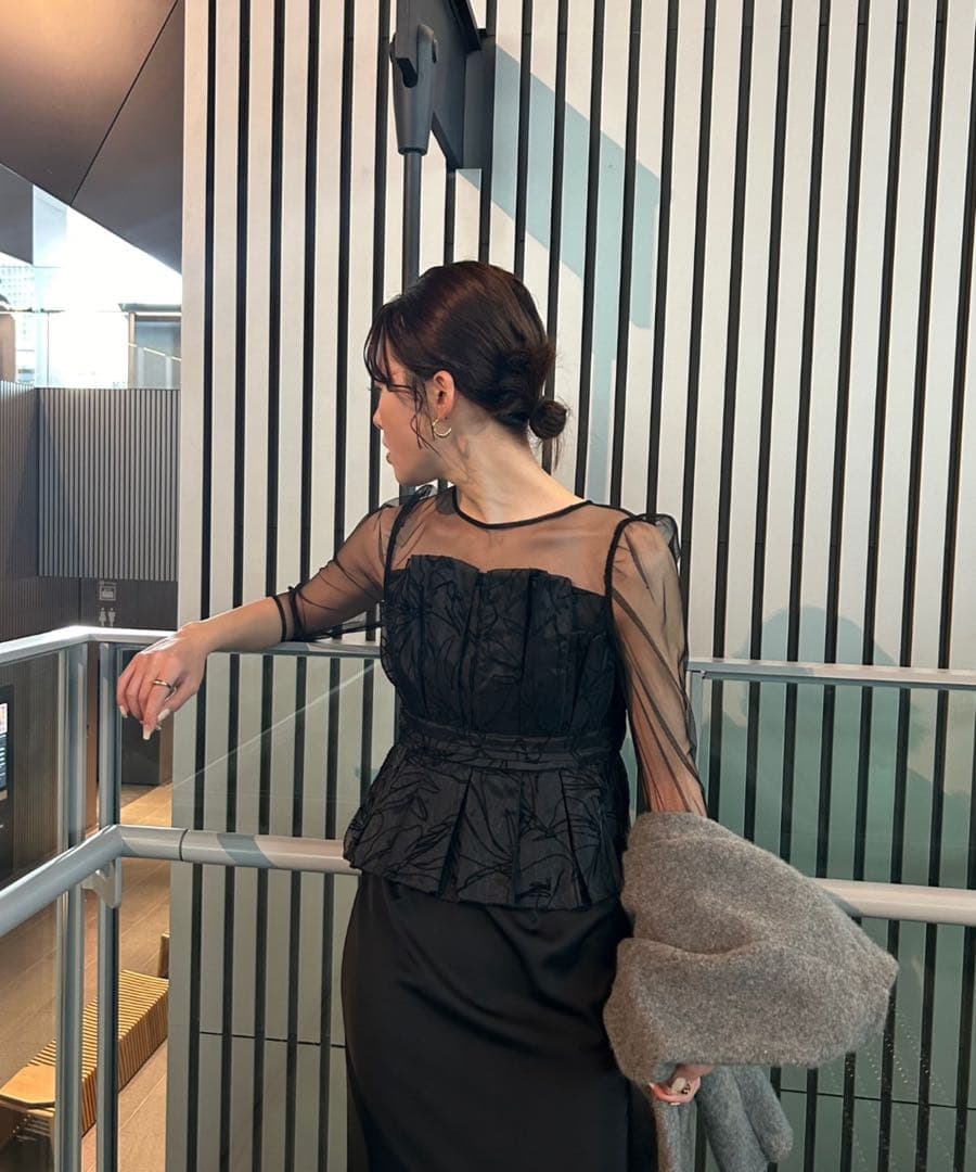 ★新品タグ付き★ LE’RURE Flourish pencilドレス