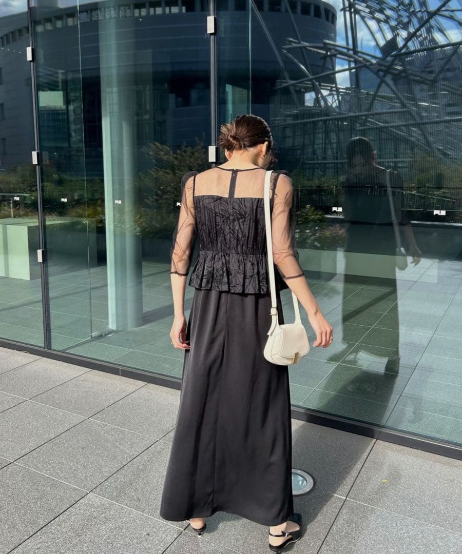 ★新品タグ付き★ LE’RURE Flourish pencilドレス