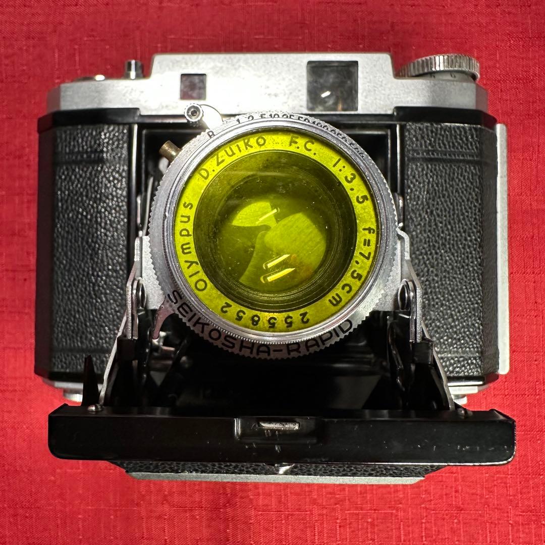 希少品 牛革ケース付 MAMIYA 6 マミヤ 6 スプリングカメラ 蛇腹カメラ