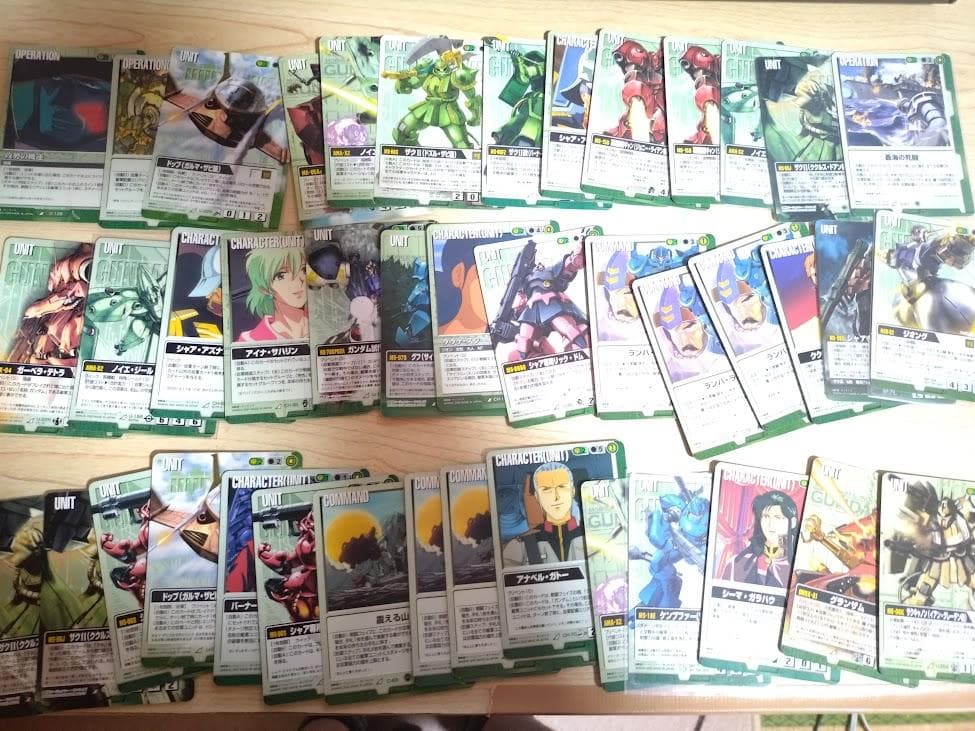 ガンダムウォー　ジオン　緑　セット