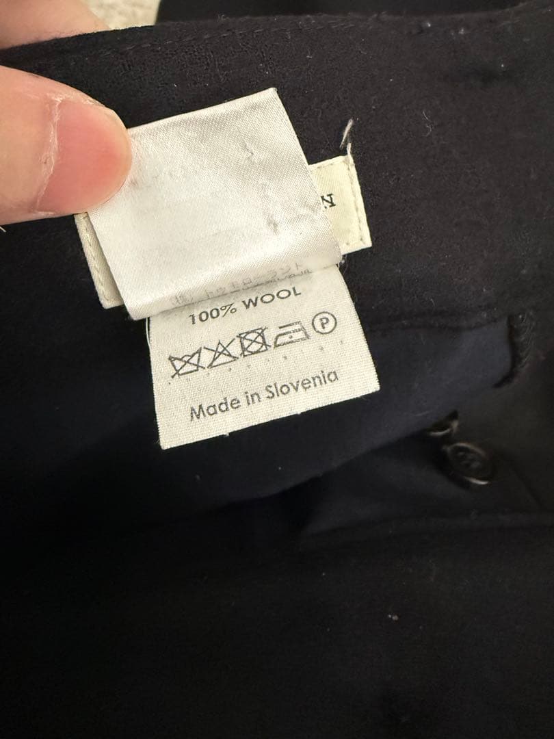 ヌ*ン様 DRIES VAN NOTEN 2tuck Wool Wide Pan