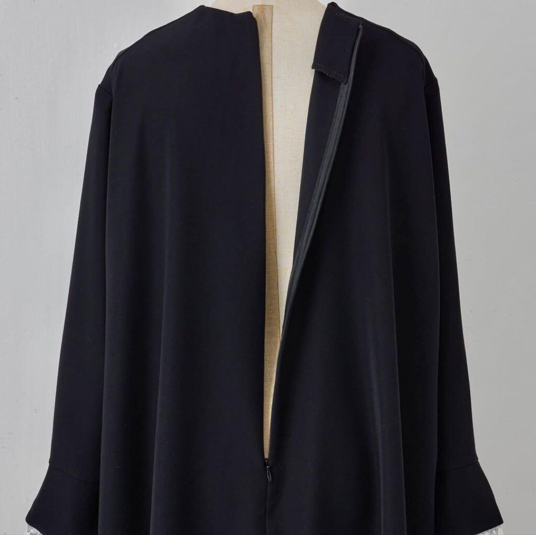 ビアズリー 袖口レースワンピース