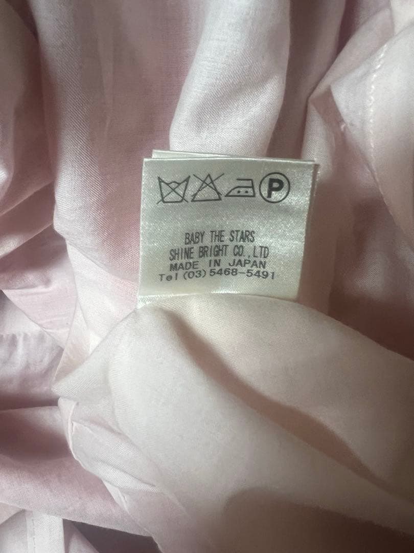 BABY♡マシェリワンピース♡カチューシャセット(チェリーピンク)日本製