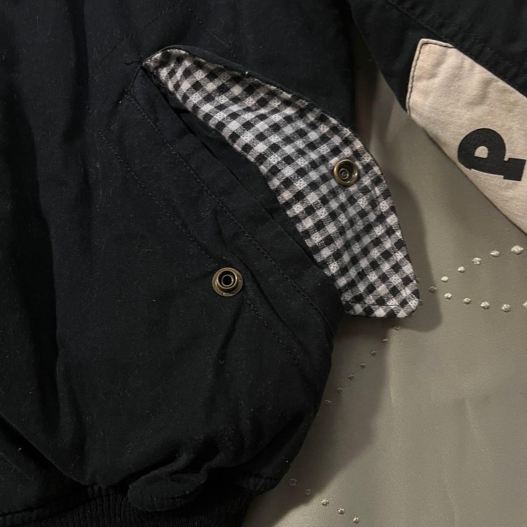 古着ピンクハウス ブラック パッチワークジャケット ブルゾン 90sヴィンテージ